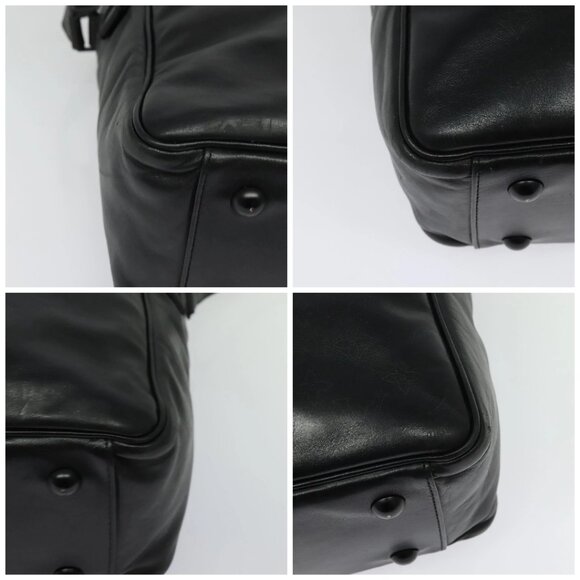 LOUIS VUITTON Monogram Difference Clarkson Bag Leather Black M92402 Auth BA4980 - Picture 14 of 16